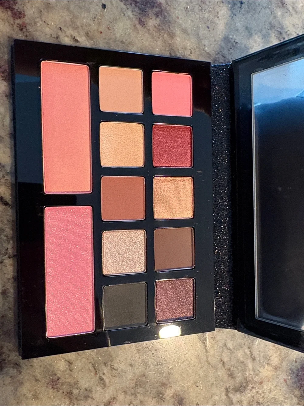 Lancôme Black Glitter Eyeshadow Palette Case